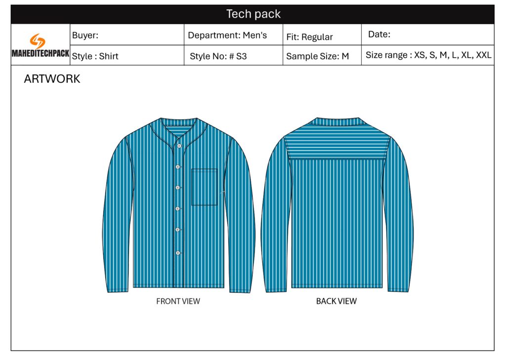 shirt tech pack